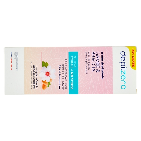 depilzero crema depilatoria Gambe & Braccia 150 ml + 50 ml Gratis